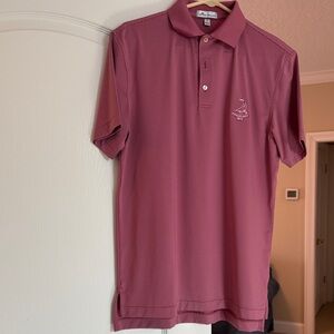 Peter Millar Maroon Polo Shirt